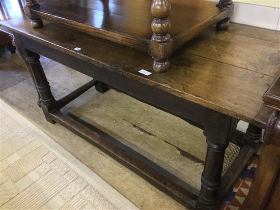 Oak refectory table